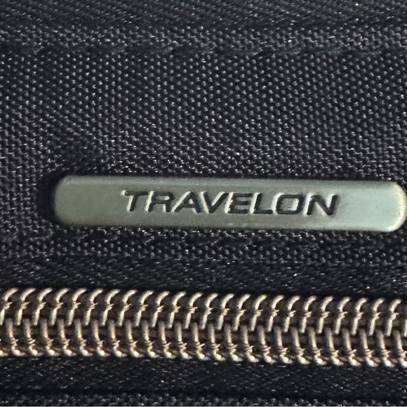 🆕 Travelon RFID Black Gold Hardware Zipper Clutch Accordion Wallet Wristlet - Picture 8 of 8